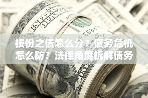 济南按份之债怎么分？债务危机怎么防？法律角度拆解债务分配与风险自保指南