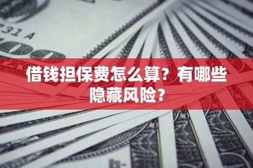 济南借钱担保费怎么算？有哪些隐藏风险？