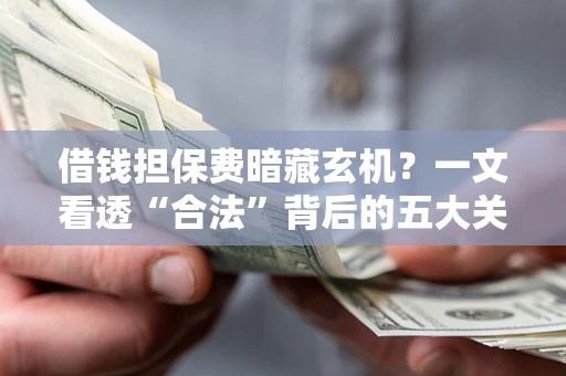 济南借钱担保费暗藏玄机？一文看透“合法”背后的五大关键陷阱