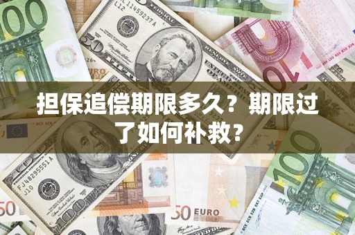 济南担保追偿期限多久？期限过了如何补救？