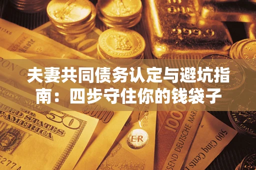 济南夫妻共同债务认定与避坑指南：四步守住你的钱袋子