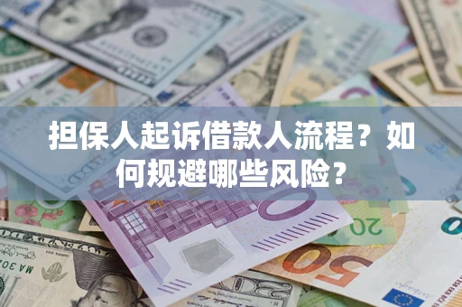 济南担保人起诉借款人流程？如何规避哪些风险？