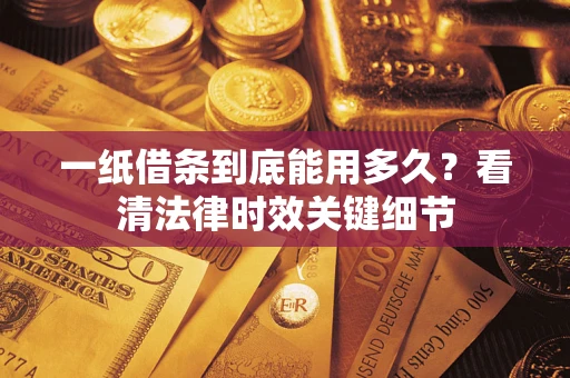 济南一纸借条到底能用多久？看清法律时效关键细节