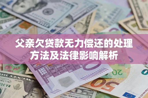 济南父亲欠贷款无力偿还的处理方法及法律影响解析