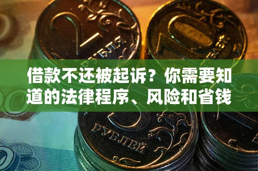 济南借款不还被起诉？你需要知道的法律程序、风险和省钱技巧
