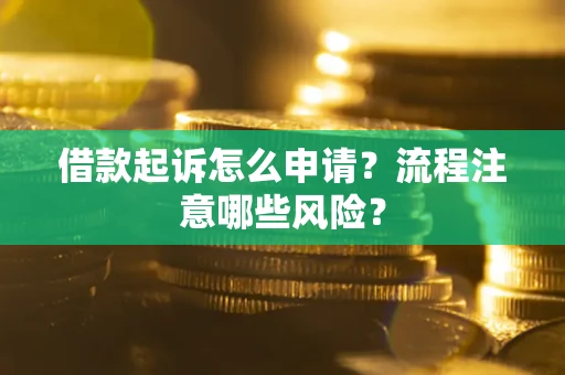 济南借款起诉怎么申请？流程注意哪些风险？